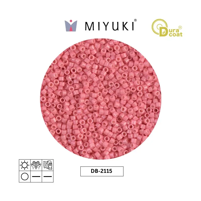 Miyuki delica 11/0 DB2115 opaque guava x 50g