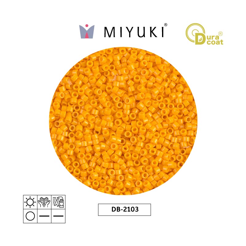 Miyuki delica 11/0 DB2103 opaque cantaloupe x 50gr