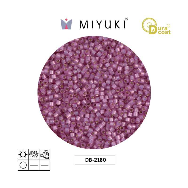 Miyuki delica 11/0 DB2180 duraco orchid sat x 50gr