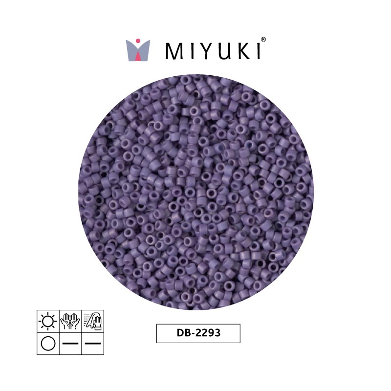 Miyuki delica 11/0 DB2293 opa glazed purple x 50g