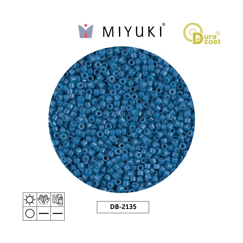 Miyuki delica 11/0 DB2135 opaque juniper berry x 50gr