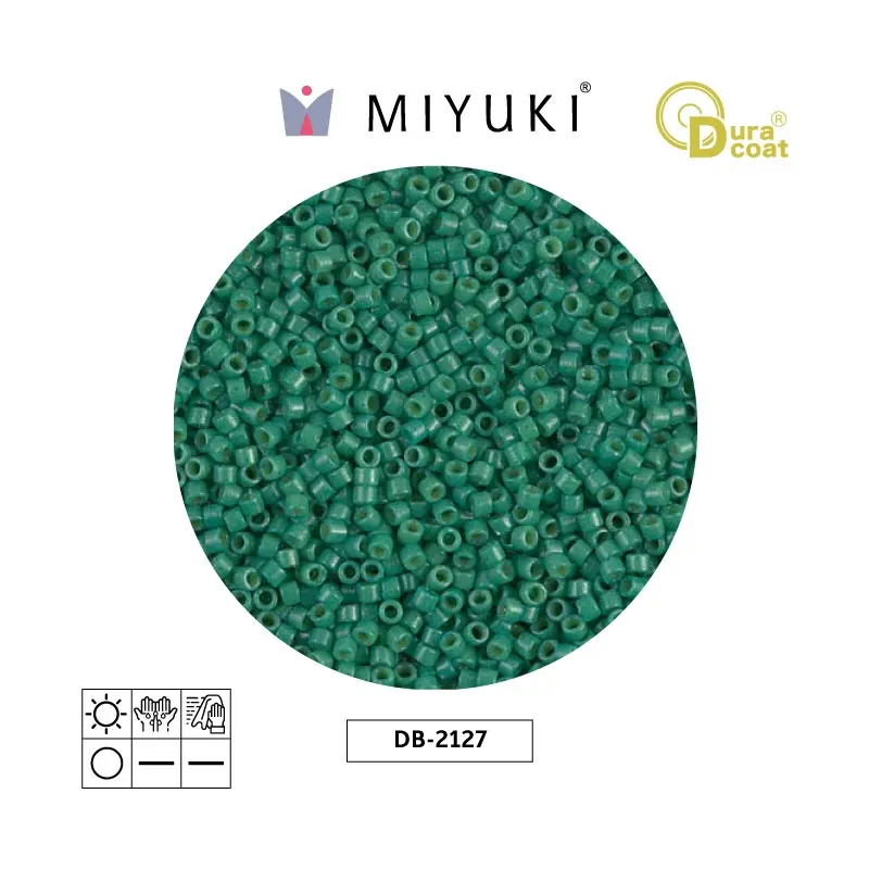 Miyuki delica 11/0 DB2127 duracoa op spruce x 50g