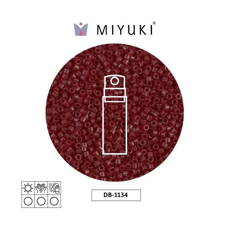 Miyuki delica 11/0 DB1134 opaque currant x 10g