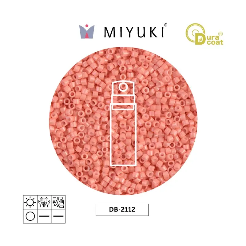 Miyuki delica 11/0 DB2112 opaque salmon x 10gr