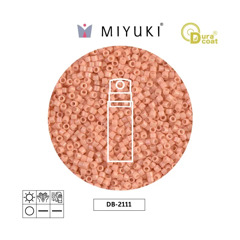 Miyuki delica 11/0 DB2111 opaque flesh x 10g