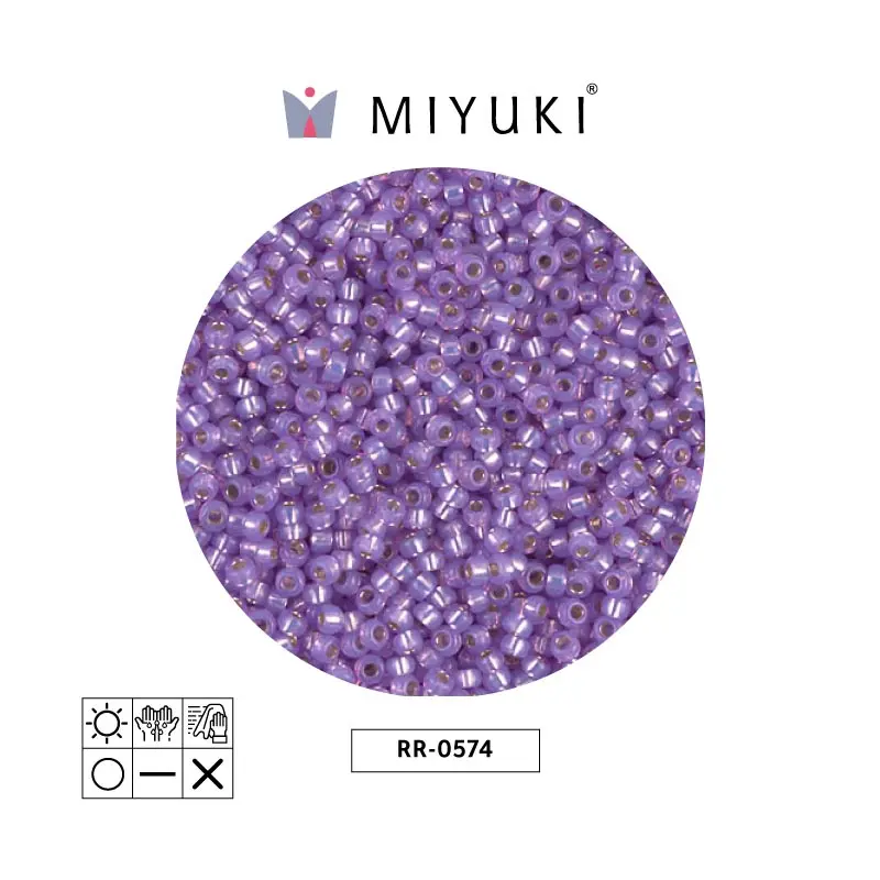 Mostacilla Miyuki rocalla 11/0 RR0574 violet alabaster x 250g