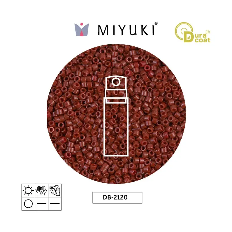 Miyuki delica 11/0 DB2120 opaque maroon x 10g