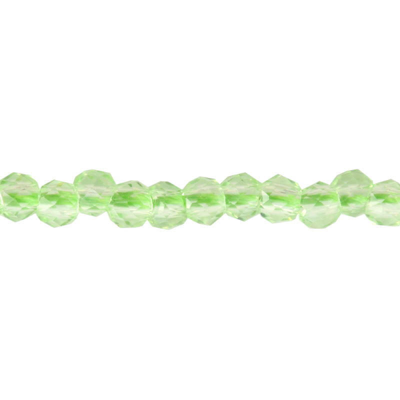 Murano redondo facetado 2mm verde x 206 unds