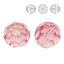 5000 swarovski esfera light rose 5mm x und