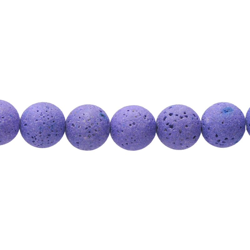 Sarta redonda 10mm volcano morado x 38 unds