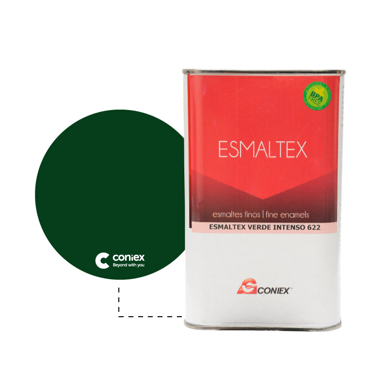 Resina esmaltex coniex 622 verde intenso x Kg