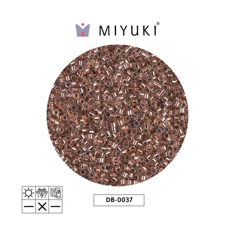 Miyuki delica 11/0 DB0037 copper ld crystal x 50g