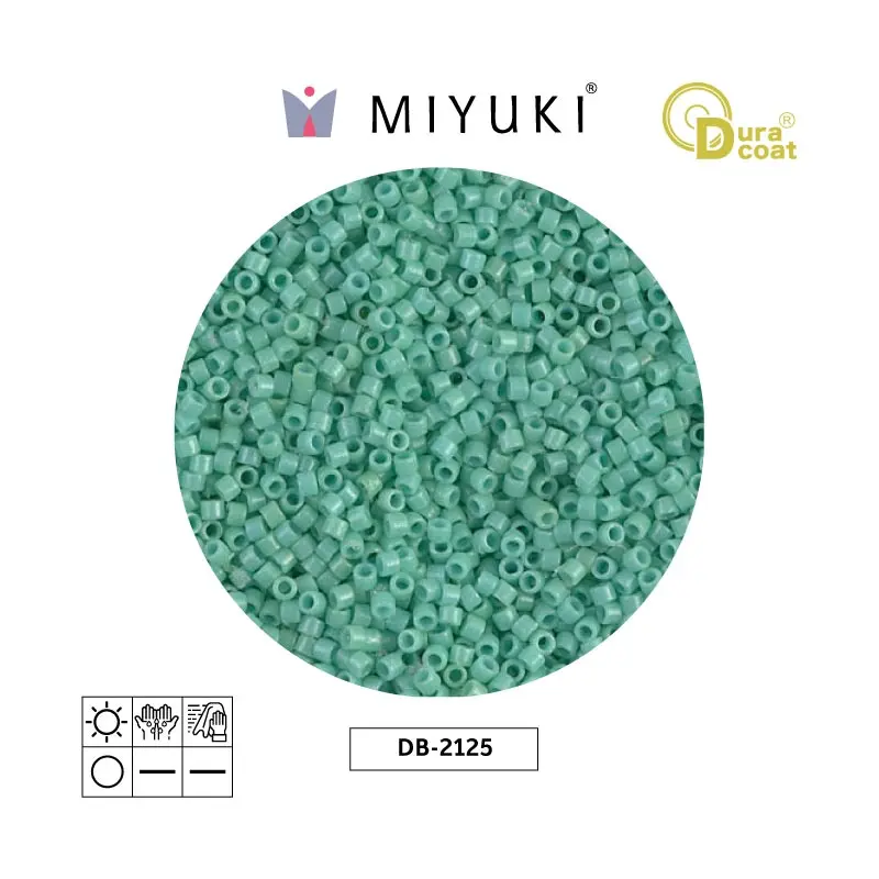 Miyuki delica 11/0 DB2125 opaque sea opal x 50g