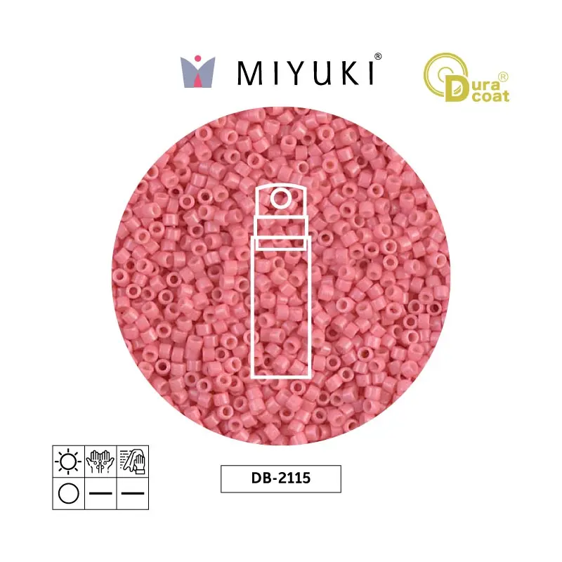 Miyuki delica 11/0 DB2115 opaque guava x 10gr