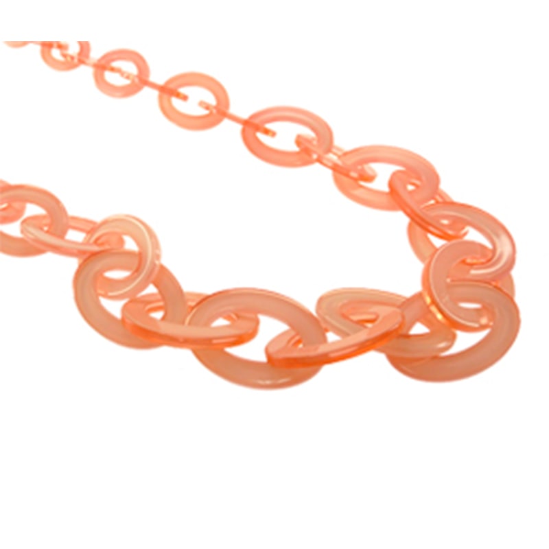 Collar acrilico salmon  PRN10472-G42 x und