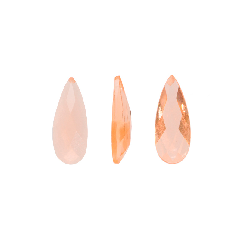 Acrilico 5029# 8x20mm lagrima light peach O58 x und