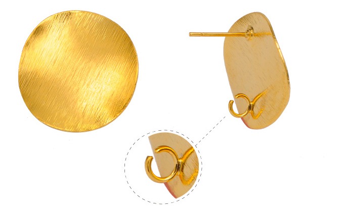 Aretes redondo wave 20mm/Golfi x par