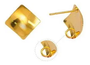 Aretes rombo 11mm/Golfi x par