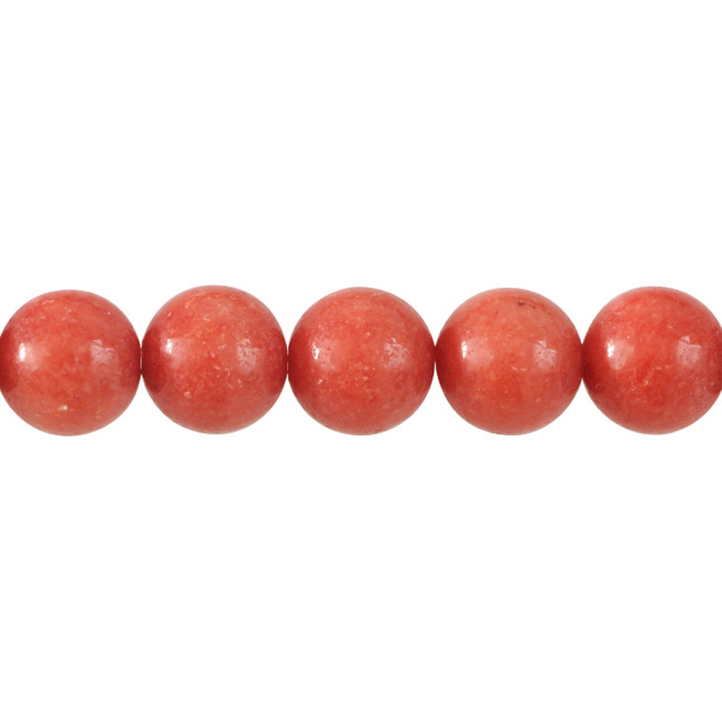 Sarta redonda fossil 10mm 1-16 coral x 40unds