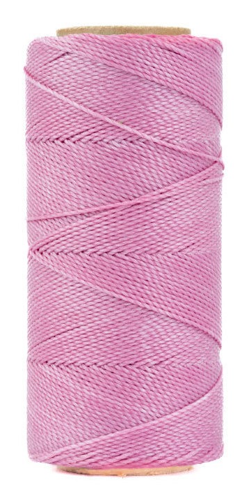 Cordon encerado linhasita 1mm 629 rosado x 168m