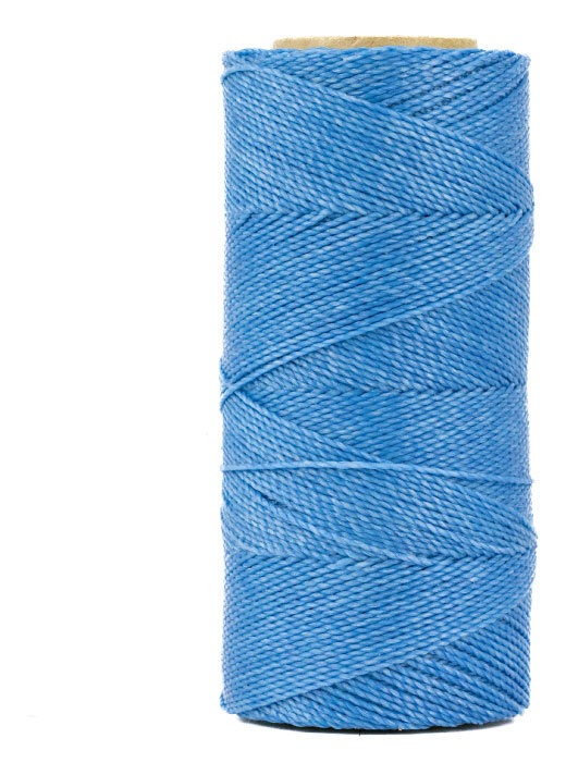 Cordon encerado linhasita 1mm 721 azul x 168m