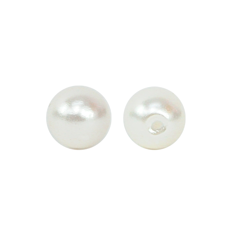 Perla sintetica redonda 1H 4mm cream A-03 x und