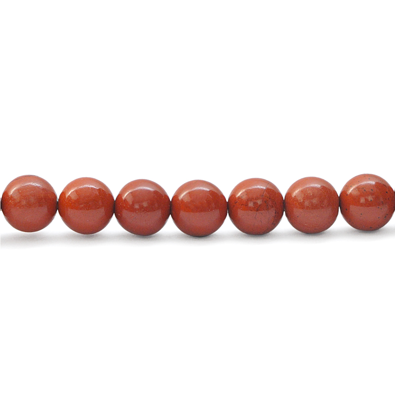 Sarta redonda 6mm red jasper x 58unds