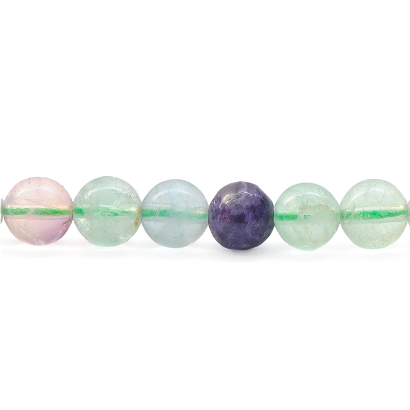 Sarta redonda 8mm fluorite x 48unds