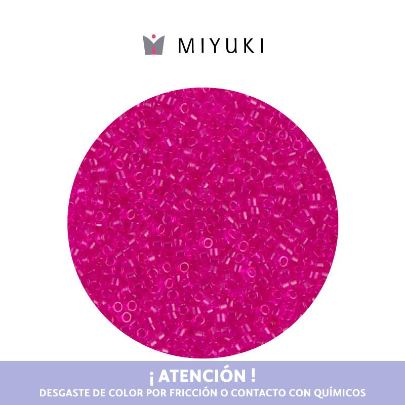 Miyuki delica 11/0 DB1310 transparent fuchsia x 50gr