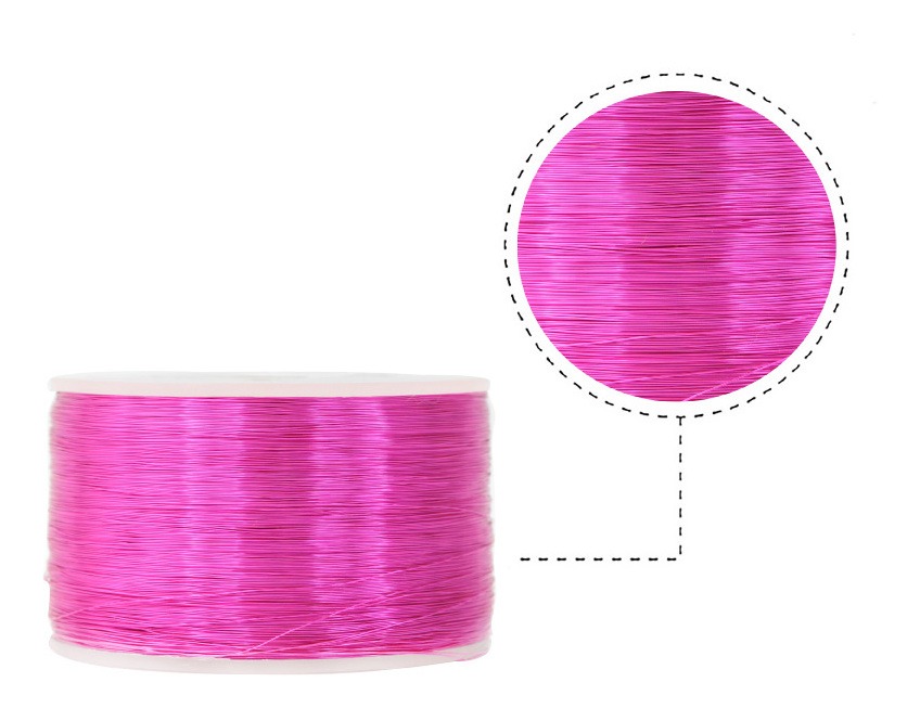 Hilo alambrismo fucsia N.30 0.25mm x kg