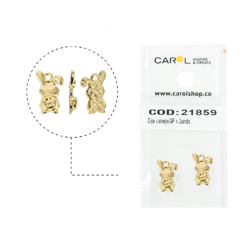 Aretes chandelier x 5 cristales en rodio x par