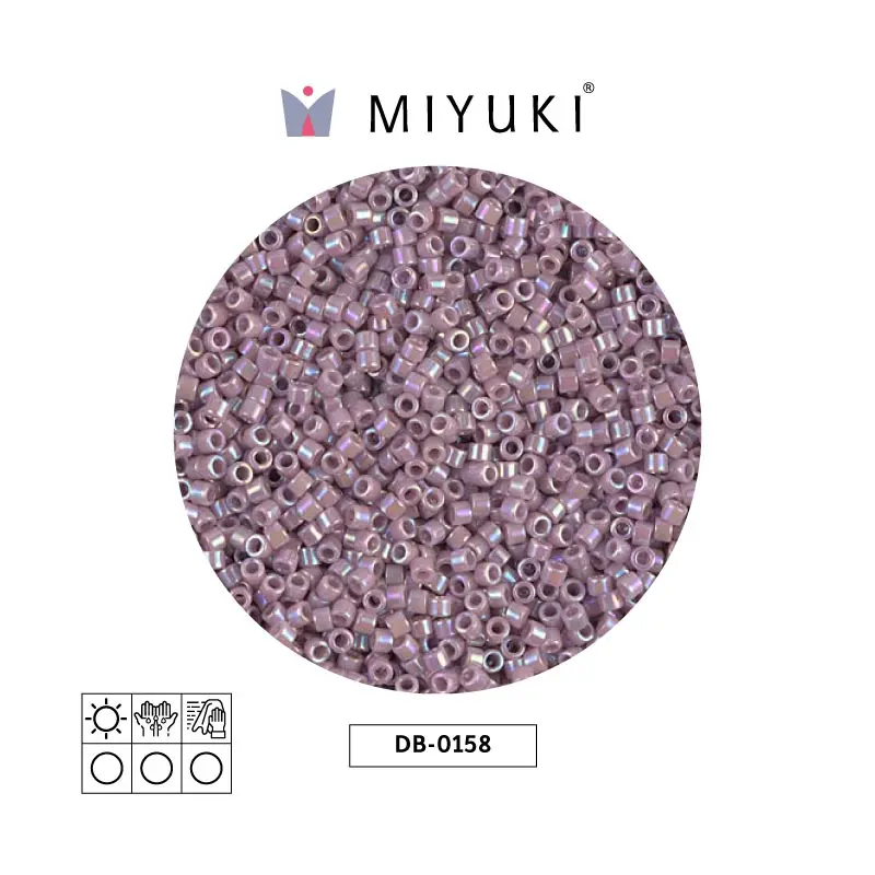 Miyuki delica 11/0 DB0158 opaque mauve AB x 50g