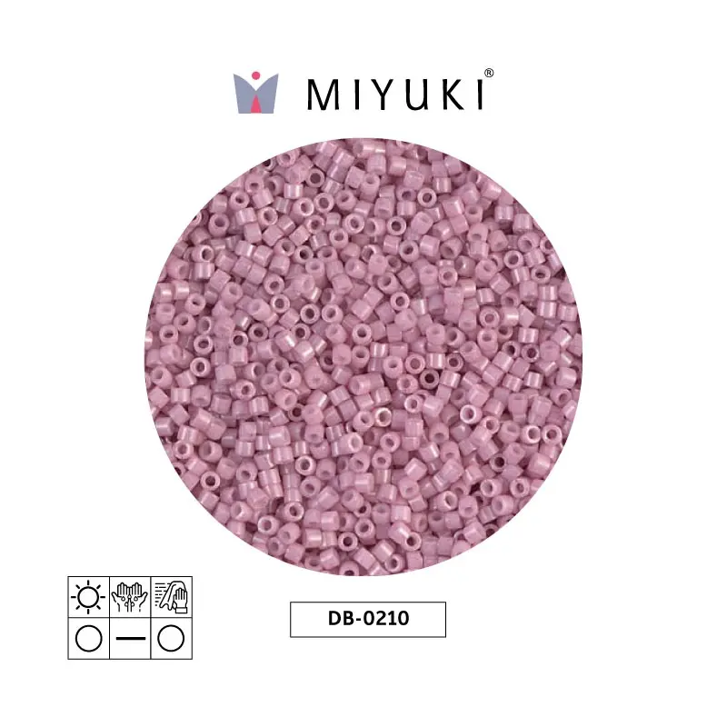 Miyuki delica 11/0 DB0210 opaque antique rose luster x 50g