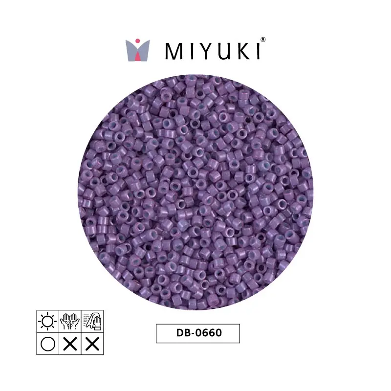 Miyuki delica 11/0 DB0660 opaque lavender x 50gr