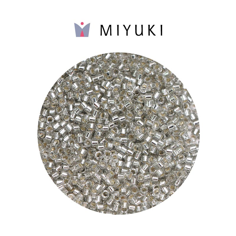 Miyuki delica 11/0 DB1211 silver grey mist x 50gr