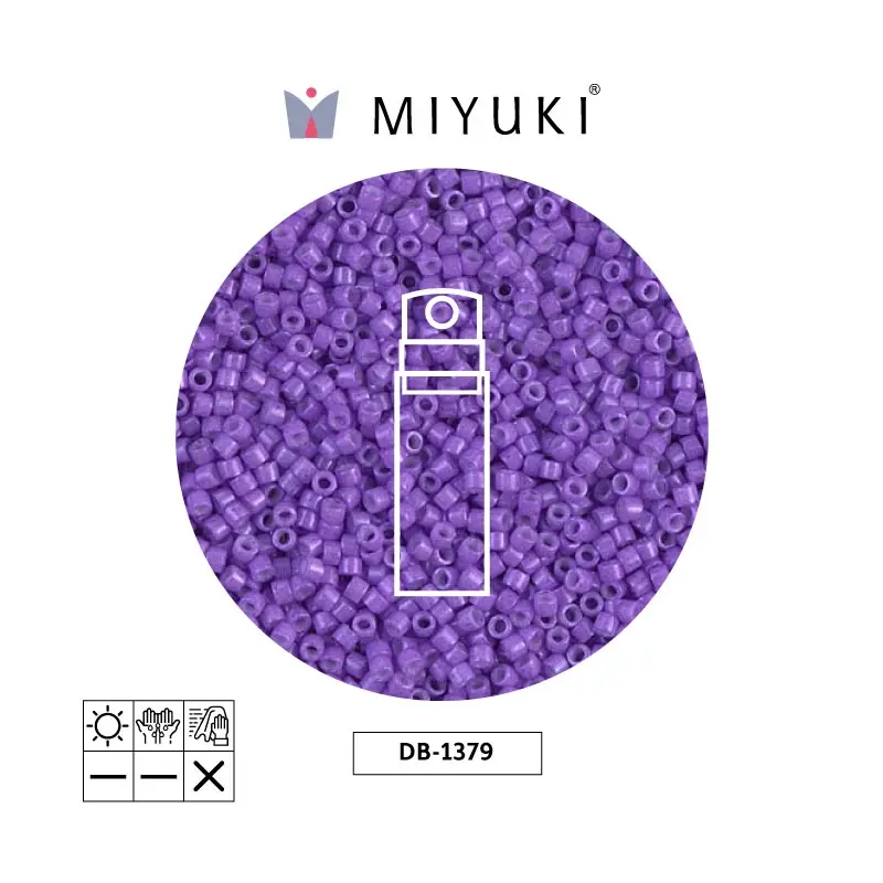 Miyuki delica 11/0 DB1379 opaque red violet x 10g