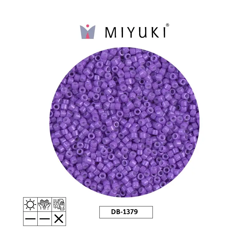 Miyuki delica 11/0 DB1379 opaque red violet x 50g