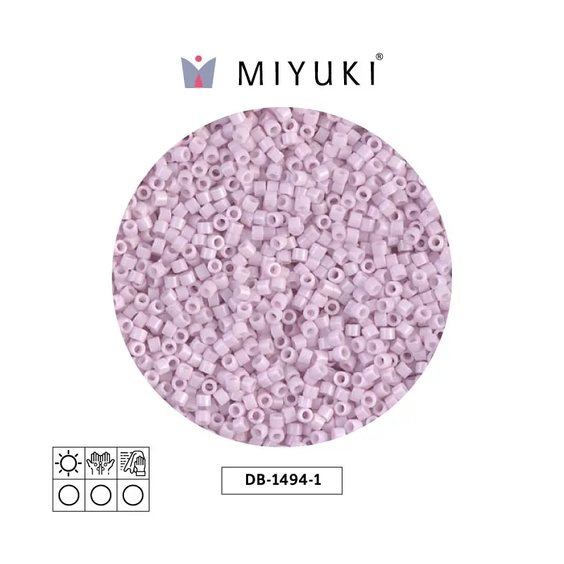 Miyuki delica 11/0 DB1494-1 opaque pale rose x 50g