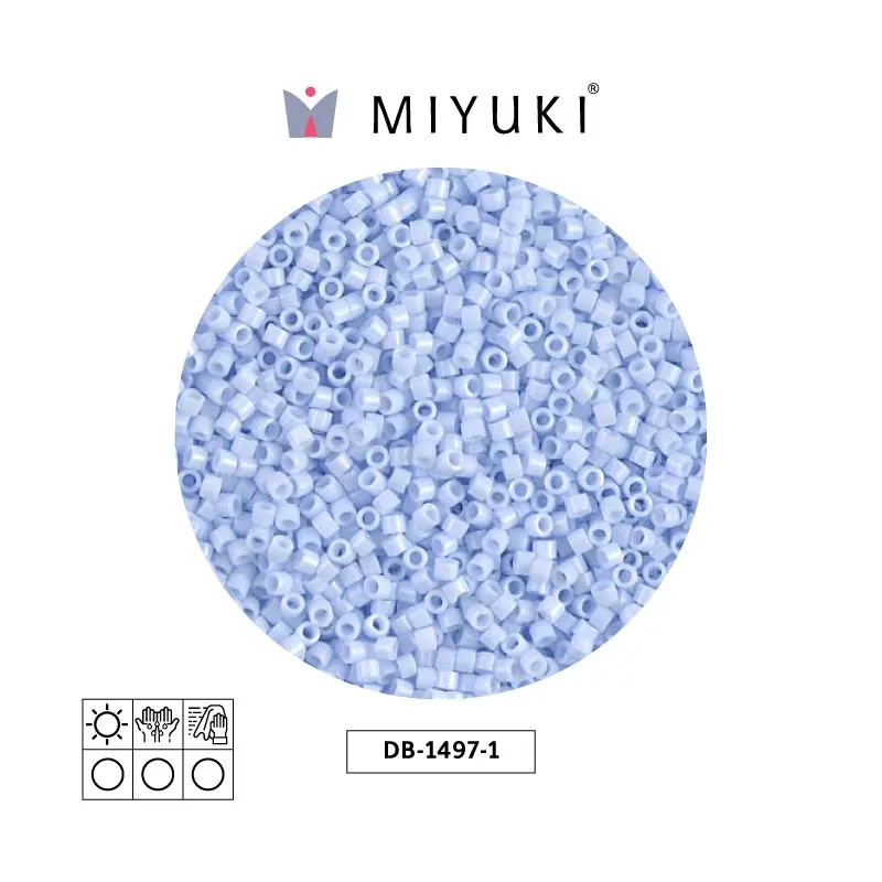 Miyuki delica 11/0 DB1497-1 opaque light sky blue x 50g