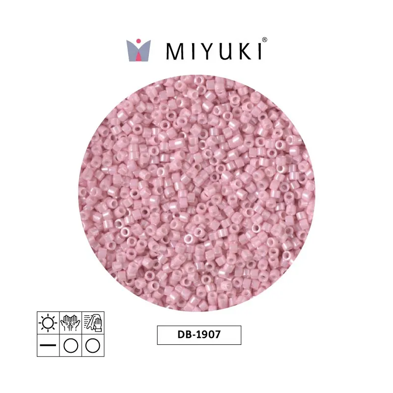 Miyuki delica 11/0 DB1907 rosewater luster x 50gr