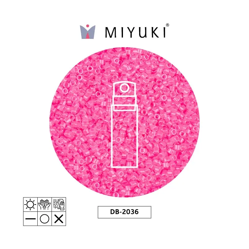 Miyuki delica 11/0 DB2036 neo cotton candy x 10g