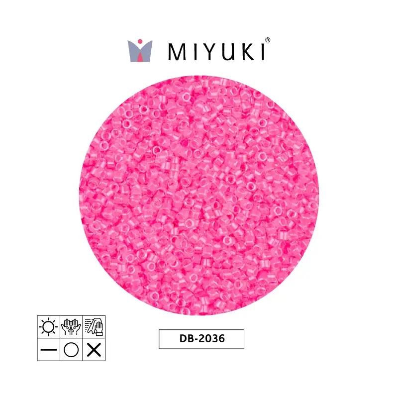 Miyuki delica 11/0 DB2036 neo cotton candy x 50g