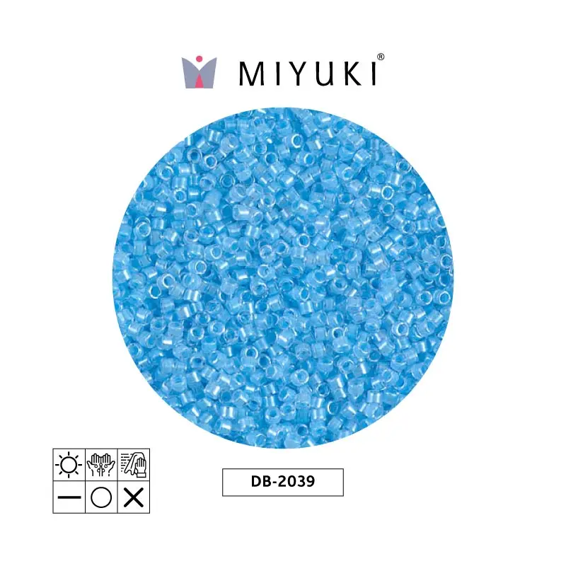 Miyuki delica 11/0 DB2039 neon ocean blue x 50g