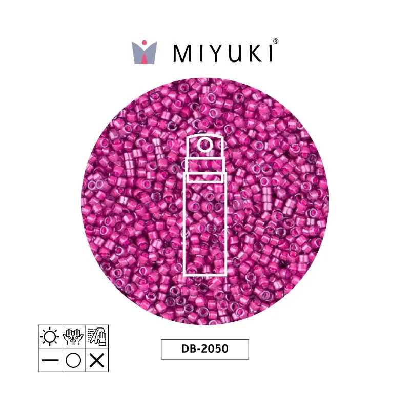 Miyuki delica 11/0 DB2050 neon jazz berry x 10g