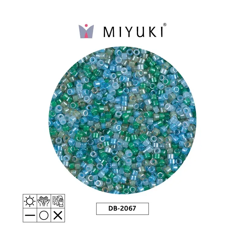 Miyuki delica 11/0 DB2067 luminous mix x 50g