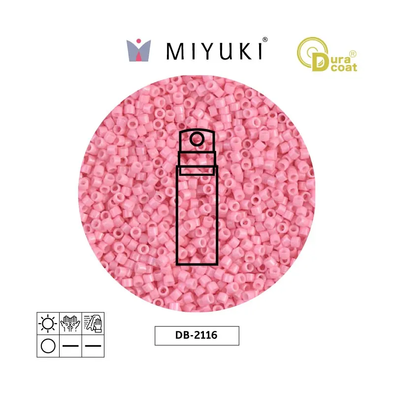 Miyuki delica 11/0 DB2116 opaque light carnation x 10gr