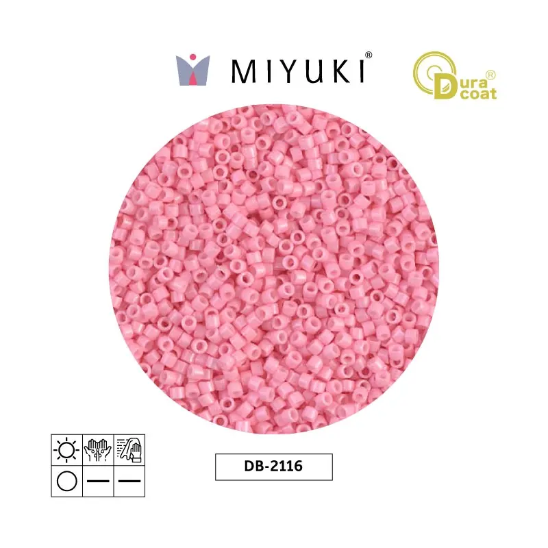 Miyuki delica 11/0 DB2116 opaque light carnation x 50g