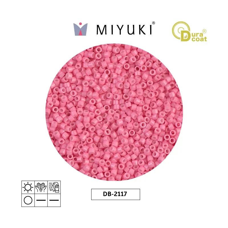 Miyuki delica 11/0 DB2117 opaque carnation x 50g