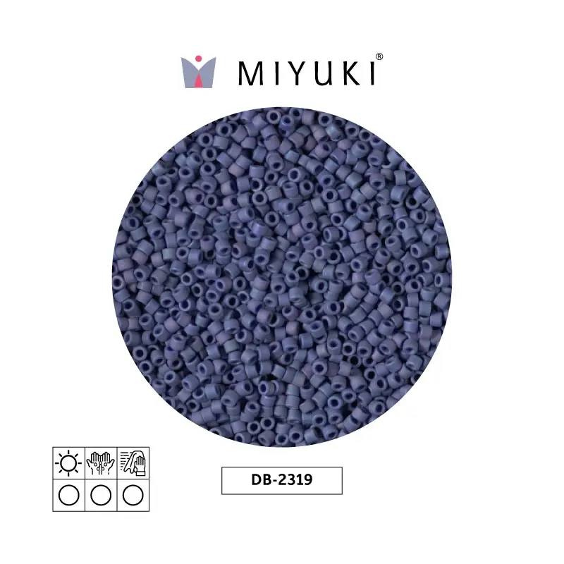 Miyuki delica 11/0 DB2319 op glazed navy AB x 50gr