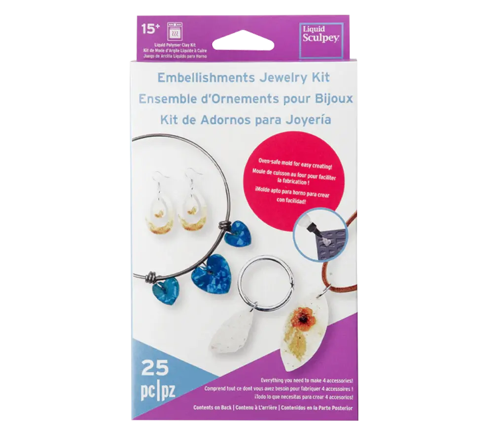 Liquid Sculpey Embellishment Jewelry Kit